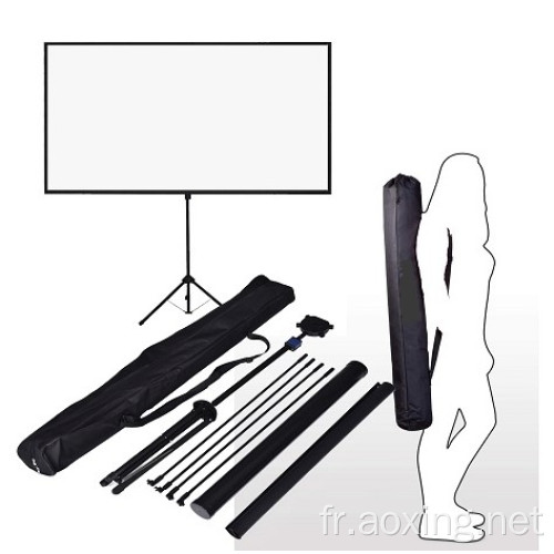 Écran de projection de trépied portable de 100 &quot;Matte blanc mat&quot;